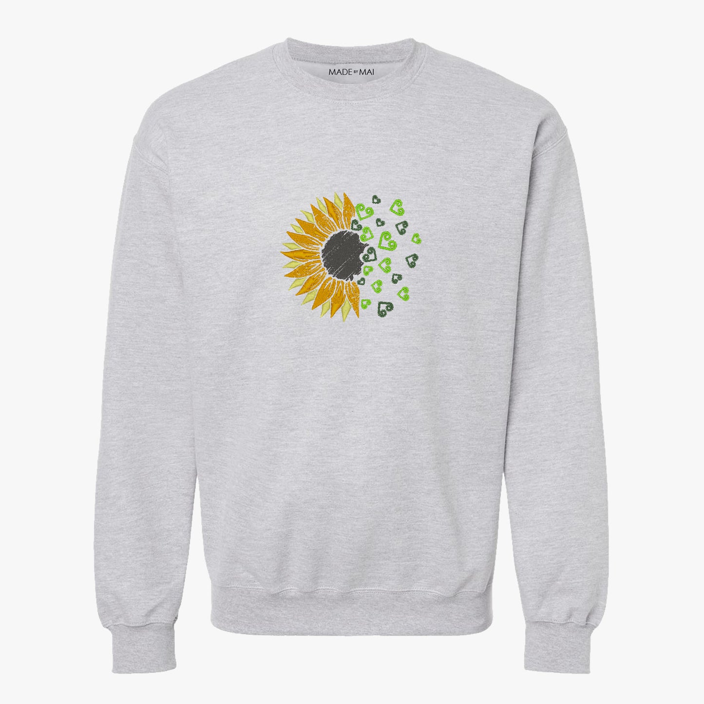 HMONG INSPIRED SUNFLOWER HEARTS SWEATER