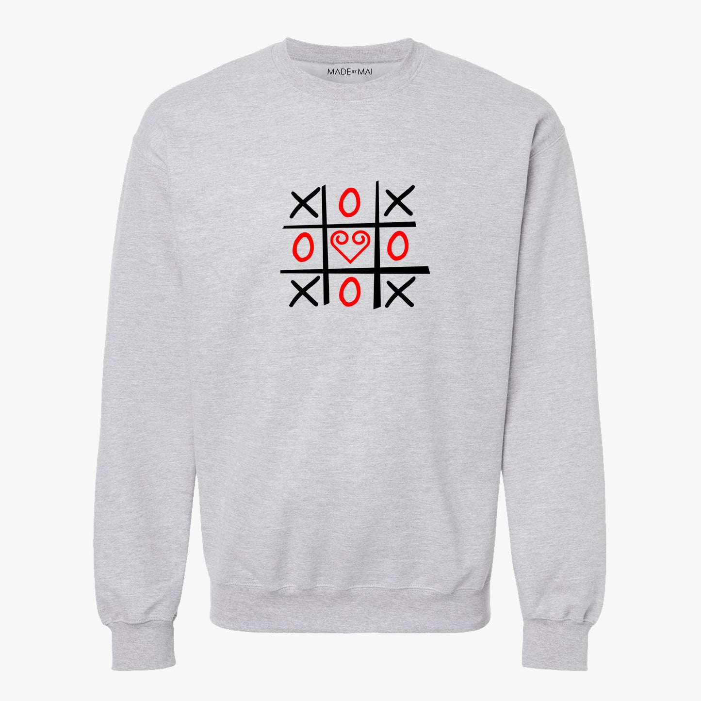 TIC TAC HEART GAME SWEATER