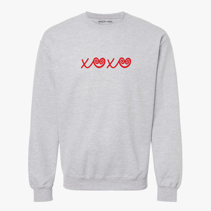 HMONG INSPIRED XOXO HEARTS SWEATER