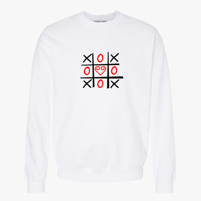 TIC TAC HEART GAME SWEATER